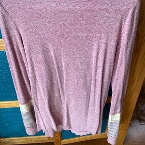 Easel Pink Textured Top